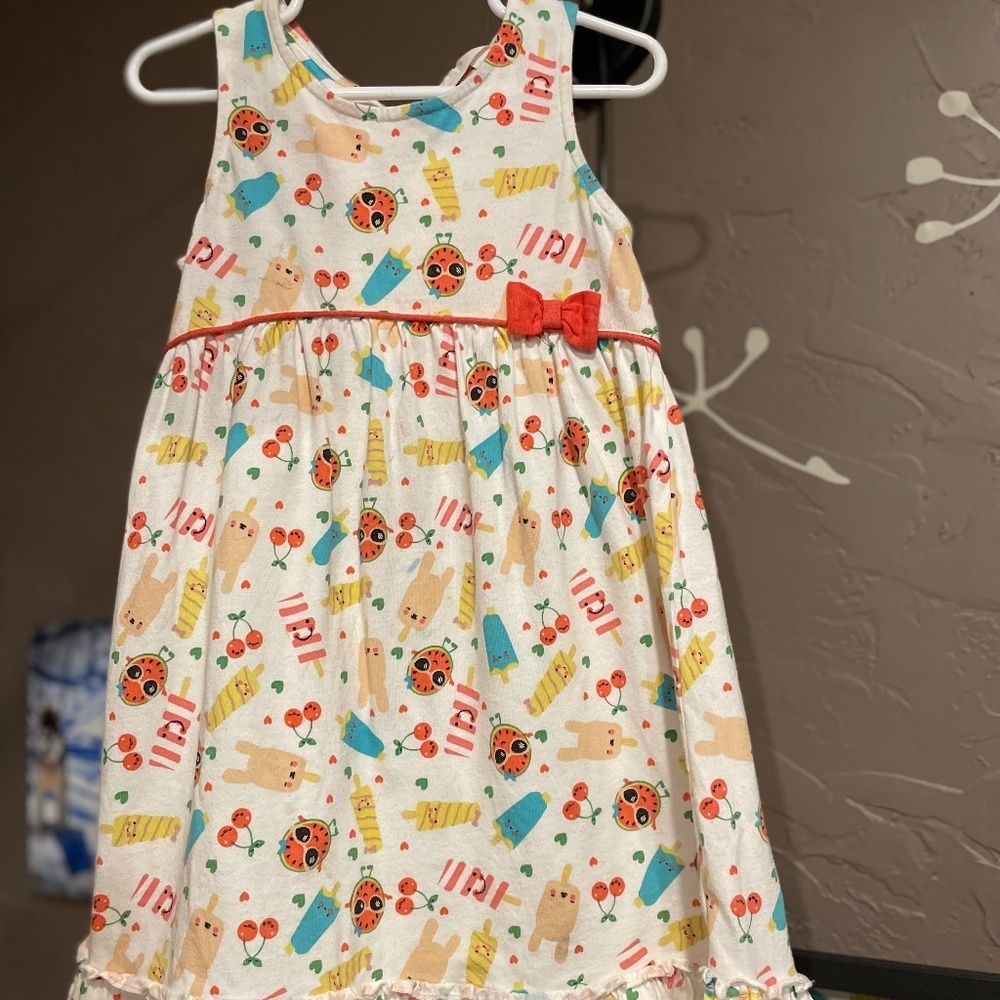 Girls Deebas Brand Sleeveless Cotton Dress